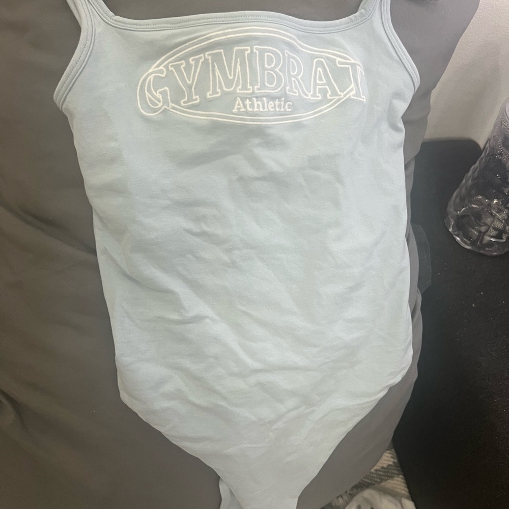 Baby blue tank top